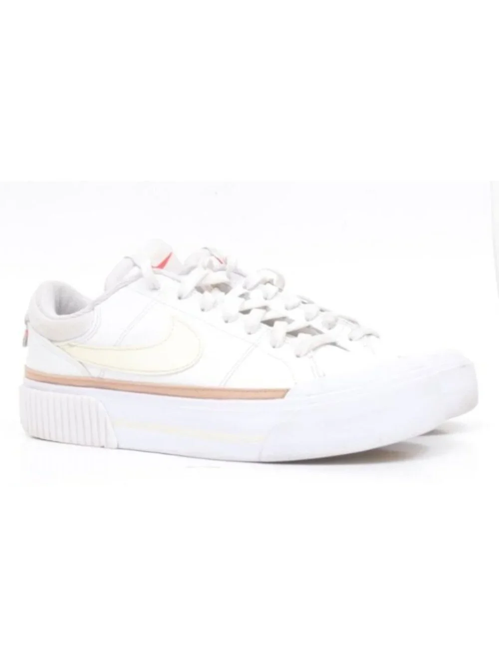 Nike Court Legacy Lift White Coconut Milk Women's Size 9 Platform DM7590-106